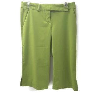 Trina Turk Lime Green Clam Diggers sz 2